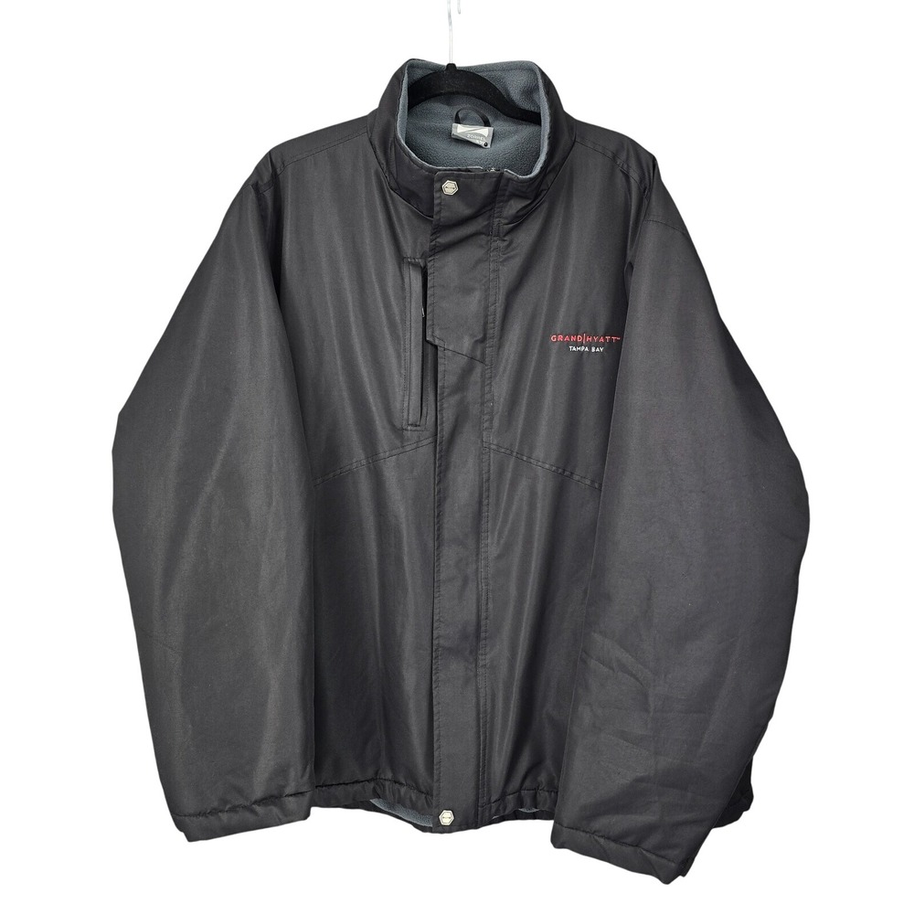 Zorrel‎ Mens Grand Hyatt Tampa Bay Water Resistant Fleece Lined Jacket Black 2XL